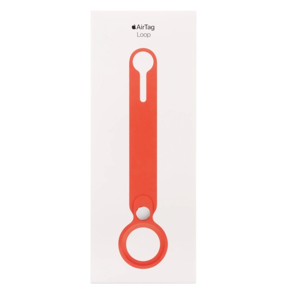 Apple AirTag Loop in electric orange